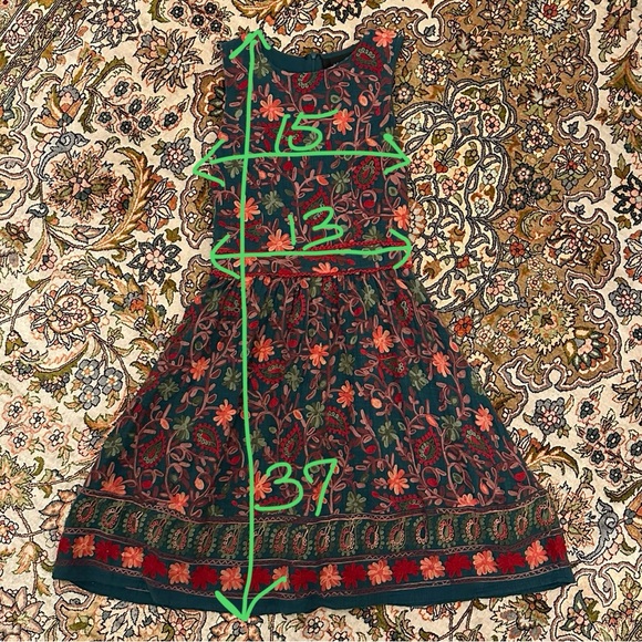 Anthropologie Adelyn Rae Embroidered Dress - Picture 4 of 8